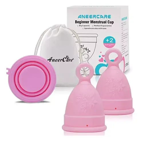 Copa menstrual AneerCare 2 unidades con vaso esterilizador's photo #1