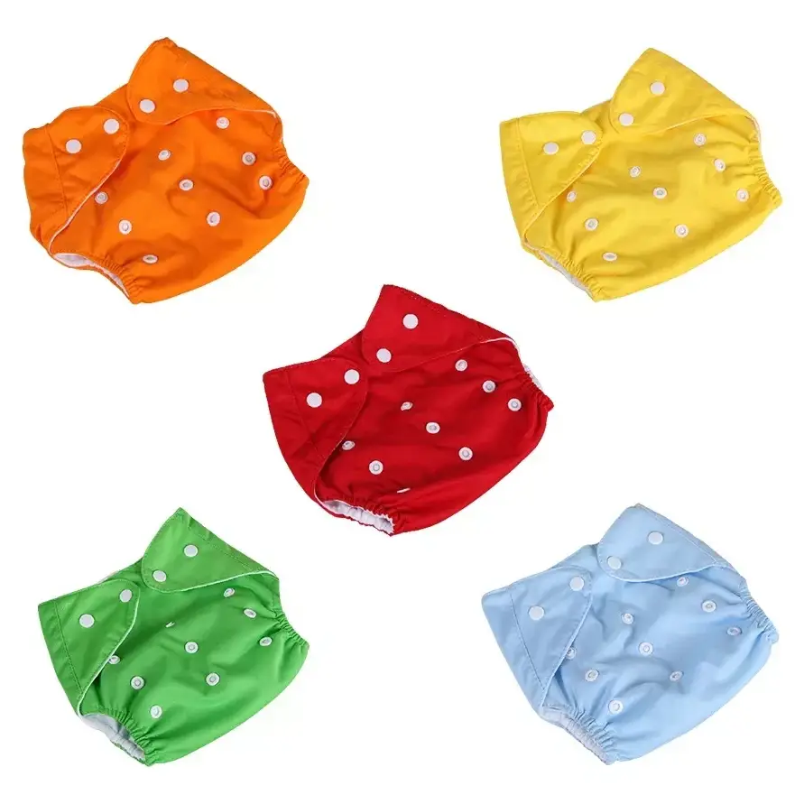 Almohadilla inserto + culero Pañal De Tela Bebe Ajustable Reutilizable Lavable's photo #5