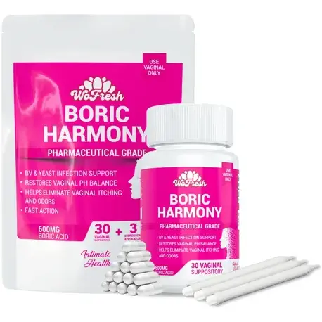 Óvulos Vaginales de Ácido Bórico Wofresh 600mg's photo #1