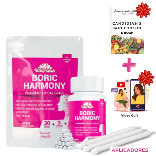 Óvulos Vaginales de Ácido Bórico Wofresh 600mg's photo #4