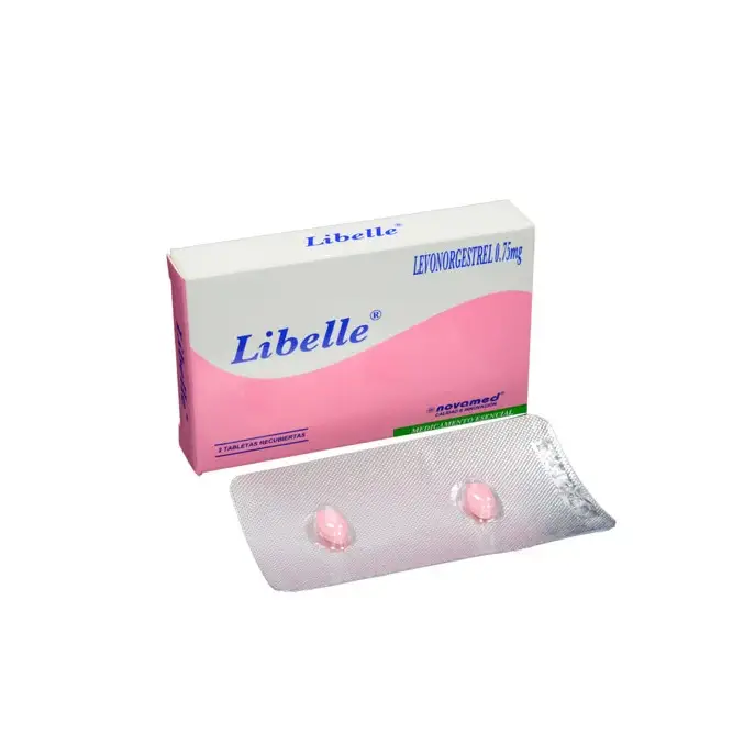 Cápsulas Libelle Levonorgestrel 0.75mg (2 unidades)'s photo #2