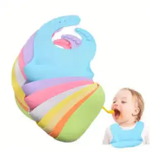 👶 Babero de Silicona Antiderrame para Bebé miniatura 2