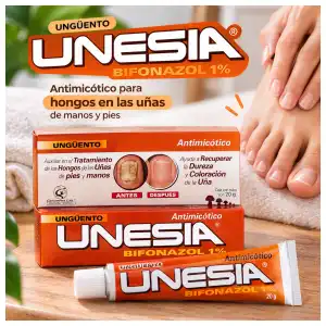 💅 UNESIA® BIFONAZOL 1% — 20 g tratamiento #2 para las uñas enfermas miniatura 1