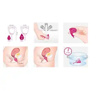 Copa Menstrual Tulipa Alemana miniatura 7