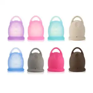Copa menstrual Roblis & Flip (incluye bolsita y su recipiente esterilizador alta calidad 200ml) miniatura 7