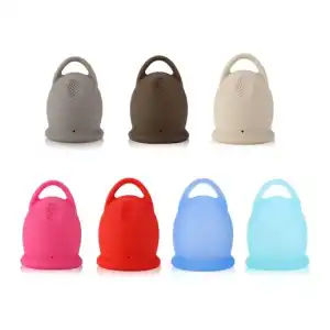 Copa menstrual Roblis & Flip (incluye bolsita y su recipiente esterilizador alta calidad 200ml) miniatura 8