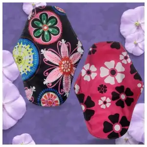 Almohadillas ecológicas para la regla o incontinencia urinaria NORMAL-ABUNDANTE 25cm miniatura 4