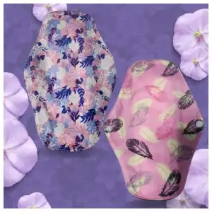 Almohadillas ecológicas para la regla o incontinencia urinaria NORMAL-ABUNDANTE 25cm miniatura 3