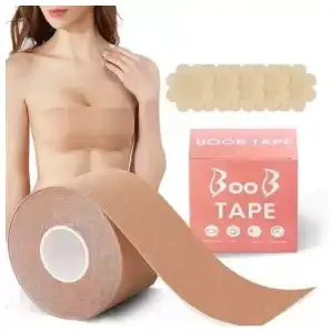 Cinta Moldeadora de Busto + 5 pares de pezoneras adhesivas desechables + 1 par de alta calidad miniatura 3