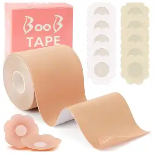 Cinta Moldeadora de Busto + 5 pares de pezoneras adhesivas desechables + 1 par de alta calidad miniatura 2