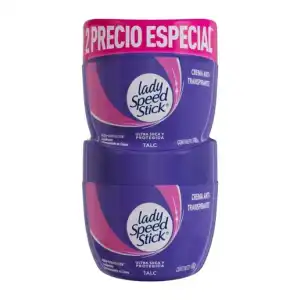 Desodorante Lady Speed Stick Double defense Crema X 100g miniatura 5