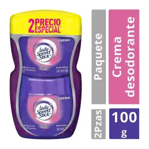 Desodorante Lady Speed Stick Double defense Crema X 100g miniatura 11