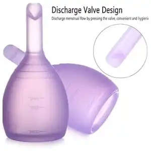 Copa Menstrual ViiNA YA con sistema de vaciado a válvula miniatura 10