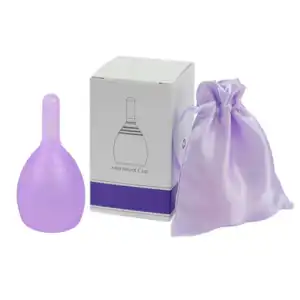 Copa Menstrual ViiNA YA con sistema de vaciado a válvula miniatura 1