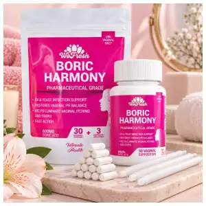 Óvulos Vaginales de Ácido Bórico Wofresh 600mg miniatura 1